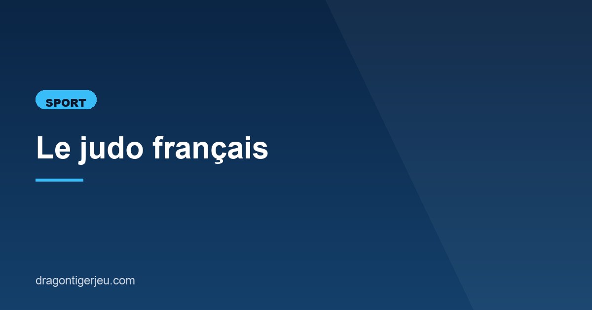Illustration de l'article consacré au judo français